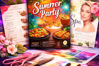 design professional and eye catching flyers