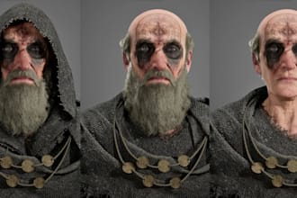 ue5 metahuman character modeling c4d realistic game ready character design