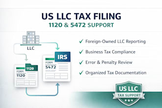 file US llc taxes 1120 5472 solve filing errors penalties and irs issues