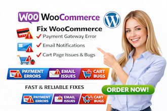 fix woocommerce payment gateway error email notifications cart page issues bugs