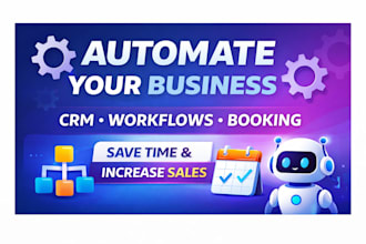 fix your automation workflows, CRM systems and booking automation