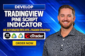 develop tradingview pinescript indicator, automated strategy for mt4 mt5 ctrader