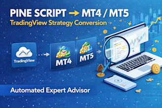 convert tradingview pine script to mt4 or mt5 expert advisor