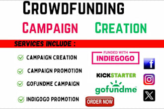 do crowdfunding campaign promotion for indiegogo fundraising campaign