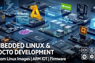 develop custom embedded linux and yocto projects for arm iot devices