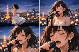 record anime song vocals and japanese jpop singing for your original track song