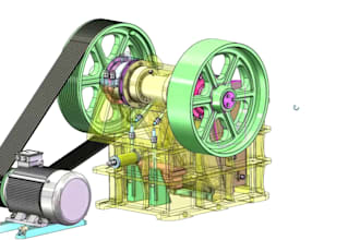 design 3d industrial machinery, machine part, industrial cad design, 3d printing