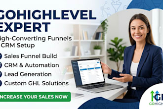 design  gohighlevel sales funnel , ghl automation workflow