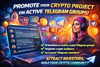 crypto telegram promotion telegram marketing telegram chatter