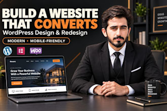 design or redesign a responsive wordpress website