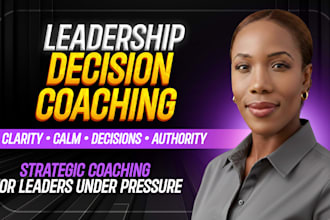 coach leadership decisions and strategic thinking under pressure