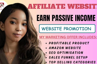 promote affiliate website to generate passive income