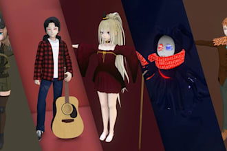 do custom vrchat avatar for you