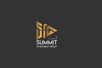 create a professional financial investment logo