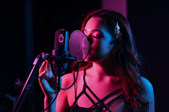 be your female dark pop contemporary rnb singer topline vocals for pop rnb track