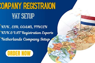 register dutch company kvk bv vof btw vat setup and tax services in netherlands