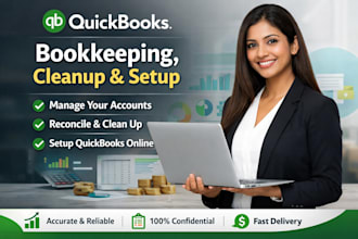 handle complete bookkeeping and monthly reports of business
