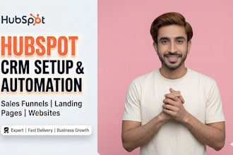 hubspot automation, and CRM setup for business growth