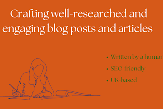 write an article or blog post