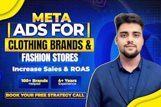 run facebook and instagram ads for clothing brands and fashion stores