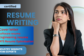 write ats optimised tech, IT and software engineering resume cover letter