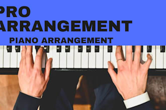 create a professional music arrangement for your song or anime track