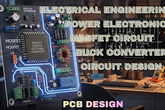 design mosfet, buck converter, solenoid control circuits for power electronics