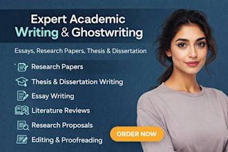 do expert academic writing, research writing and ghostwriting