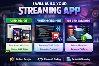 develop livestreaming app music streaming video streaming app