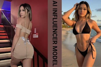 do uitra realism ai influencer model onlyfans fanvue nsfw image lora training