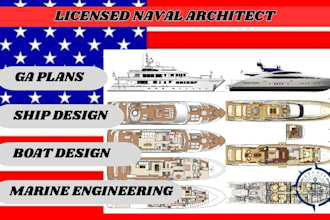 design and review ship general arrangement plan and layout drawings