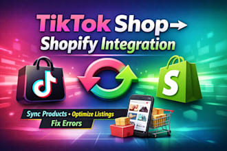 do tiktok shop integrate sync shopify dropshipping store fix tik tok shop setup