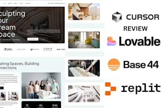 build vibe coding website and app on lovable ai, base 44, replit, cursor web app