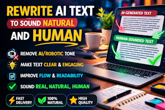 rewrite ai generated text to sound natural and human