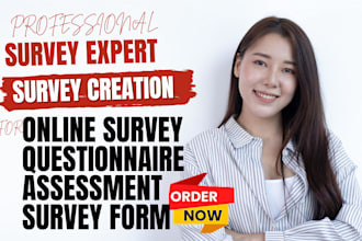 create online questionnaire assessment or survey forms