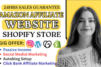 24hours sales guarantee autopilot amazon affiliate website, pinterest marketing