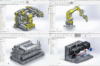 design parametric 3d cad models for mechanical parts and product design