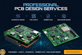 do pcb design layout schematic gerber files pcb enclosure design