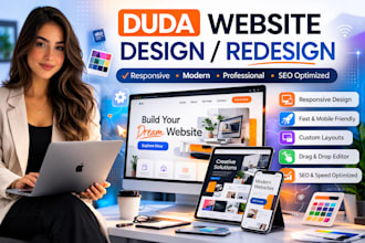 build duda website responsive design duda redesign duda SEO website migration