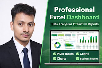 create automated excel mis reports and dashboard