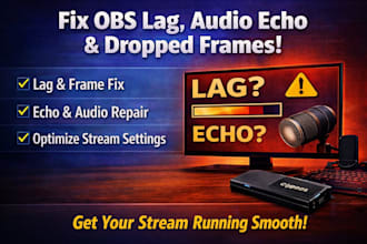 do professional video editing, obs live stream setup, and youtube thumbnails