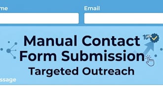 do manual contact us form submission for outreach