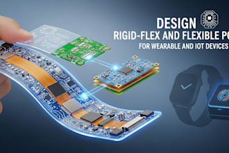 design rigid flex and flexible pcb for wearable and iot devices