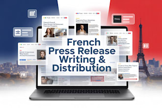 write and distribute french press release for business startups events in france