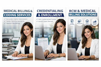 do medical billing, credentialing, aging and denial management