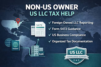 help non US owners file llc taxes avoid irs penalties and problems