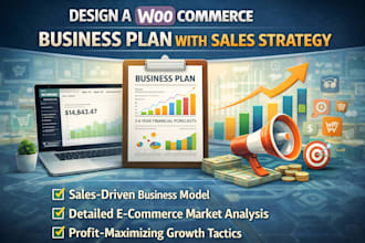 design a woocommerce business plan with sales strategy