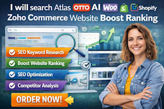 search atlas otto ai seo woocommerce shopify zoho commerce website boost ranking