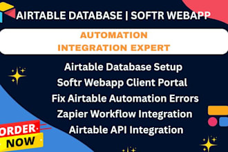 airtable database softr webapp airtable automation zapier airtable integration