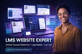 build elearning lms educational website online course website education website